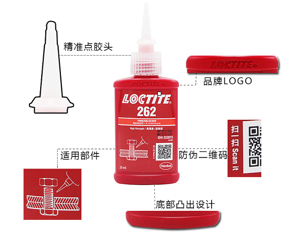 乐泰262胶水新瓶